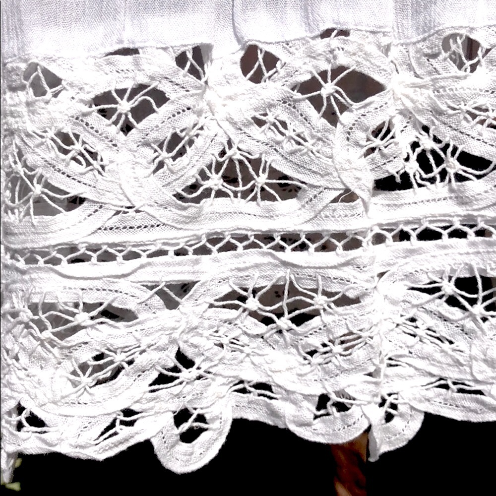 NEW FREE PEOPLE White 2pc Batenburg Lace Skirt Set - Picture 6 of 14